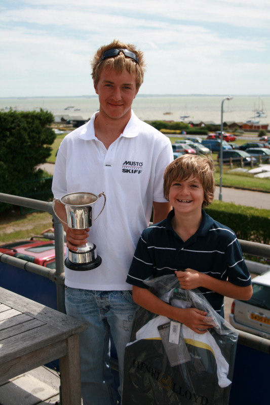 Dan Henderson and Max Duce win the Laser Pico nationals at Thorpe Bay photo copyright Linda Snow taken at Thorpe Bay Yacht Club and featuring the Laser Pico class