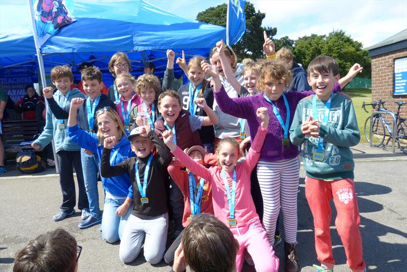 Dorset School Games at Rockley photo copyright Rockley Watersports taken at  and featuring the Laser Pico class