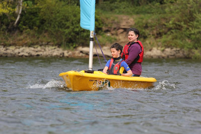 A record Push the Boat Out day at Rudyard Lake Sailing Club photo copyright Astrid Bland taken at Rudyard Lake Sailing Club and featuring the Laser Pico class