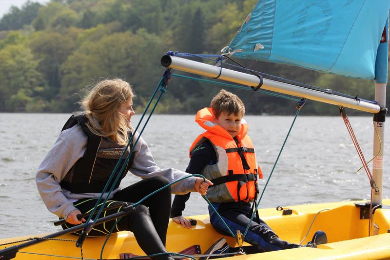 A record Push the Boat Out day at Rudyard Lake Sailing Club photo copyright Astrid Bland taken at Rudyard Lake Sailing Club and featuring the Laser Pico class