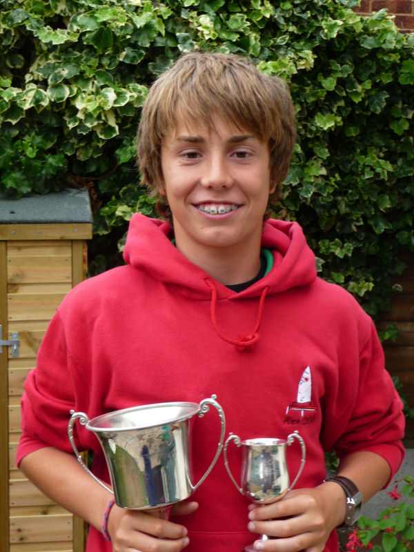 Alex Farrall wins the Laser Pico nationals at Thorpe Bay photo copyright Mike Thomason taken at Thorpe Bay Yacht Club and featuring the Laser Pico class