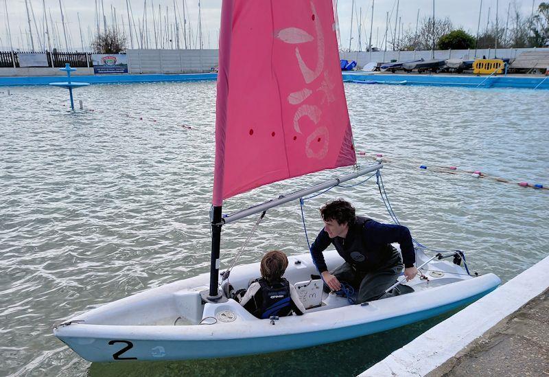 Easter fun on the water at Lymington Town photo copyright LTSC taken at Lymington Town Sailing Club and featuring the Laser Pico class