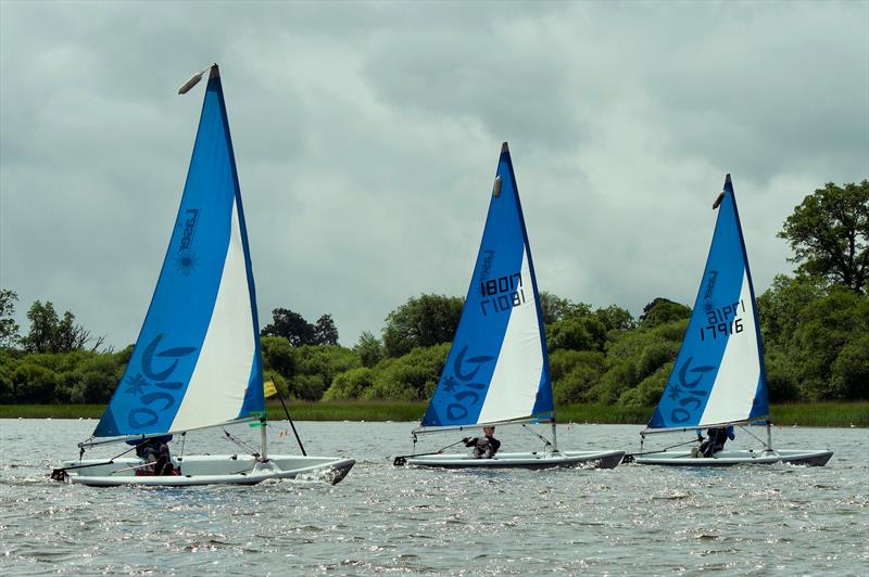Port start - Five Castles Schools Regatta at Annandale photo copyright Ally Brown taken at Annandale Sailing Club and featuring the Laser Pico class