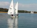 Lasers at 'H' Buoy during the the Isle of Wight Youth and Junior Championships at Yarmouth © Rob Selby