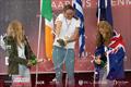 Women's Podium in the ILCA 6 Youth World Championship in Aarhus  &copy; Peter Brøgger / sejlsportsfoto.dk