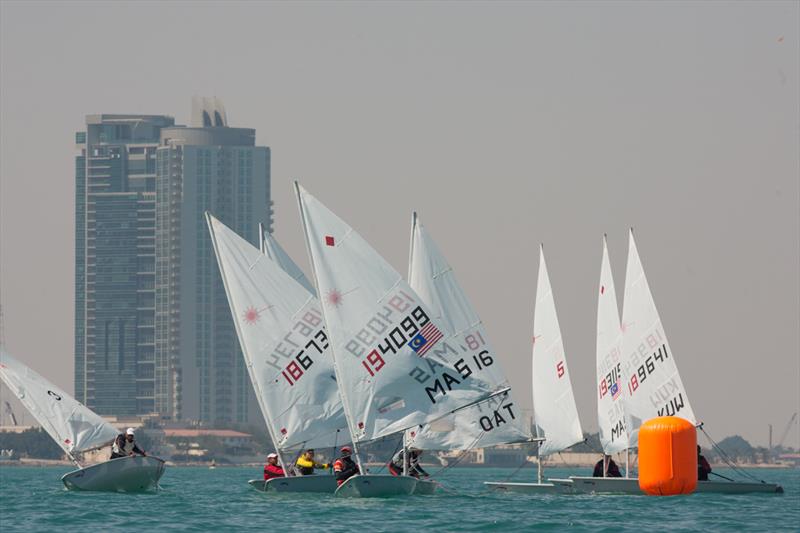 Sail the Gulf Regatta day 4 photo copyright Matias Capizzano / www.capizzano.com taken at Doha Sailing Club and featuring the ILCA 6 class