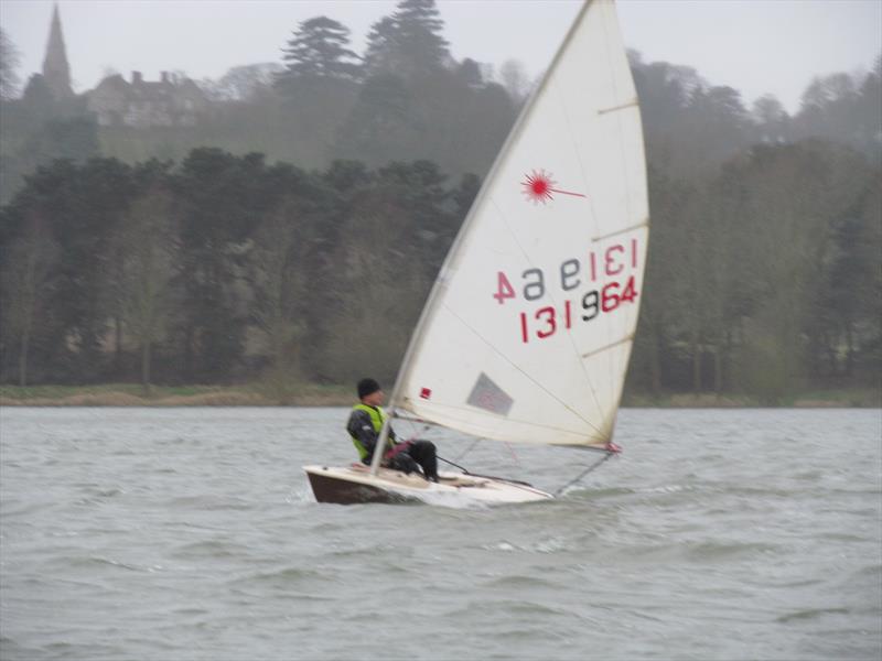 Still afloat during the Mad March Pursuit at Hollowell photo copyright Robin Buxton taken at Hollowell Sailing Club and featuring the ILCA 6 class