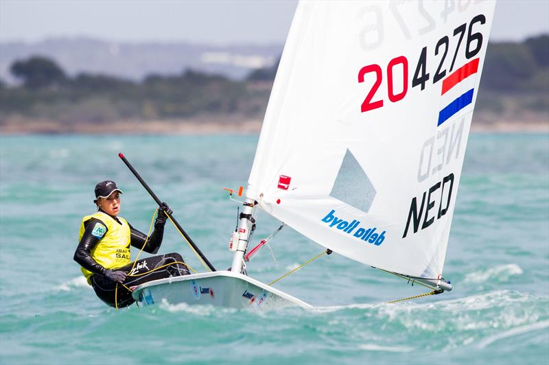 Bouwmeester at ISAF Sailing World Cup Mallorca photo copyright Pedro Martinez / Sofia taken at  and featuring the ILCA 6 class