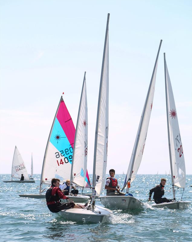 Day 1 of the NSSA National Youth Regatta photo copyright Sam Chick taken at Downs Sailing Club and featuring the ILCA 6 class