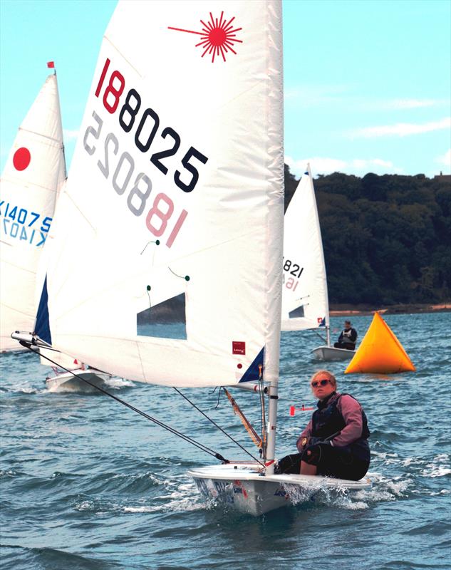 Dinghies at the UBS Jersey Regatta photo copyright Bill Harris taken at Royal Channel Islands Yacht Club and featuring the ILCA 6 class