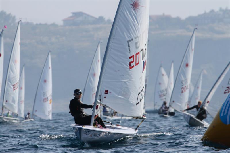 Veronika Fenclova on day 1 of the ISAF Sailing World Championship photo copyright ISAF taken at  and featuring the ILCA 6 class