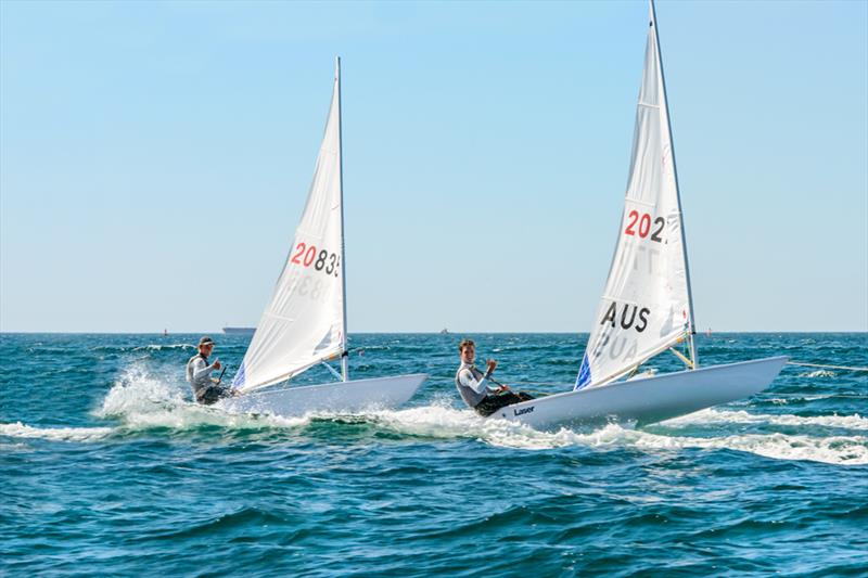 2015 Australian Youth Championships final day photo copyright Amanda Wilson taken at Fremantle Sailing Club and featuring the ILCA 6 class