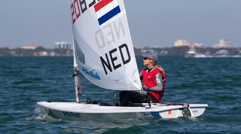 ISAF Sailing World Cup Miami day 5 photo copyright Ocean Images taken at Coconut Grove Sailing Club and featuring the ILCA 6 class