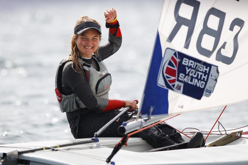 Karyna Manuel at the RYA Youth Nationals - photo © Paul Wyeth / RYA