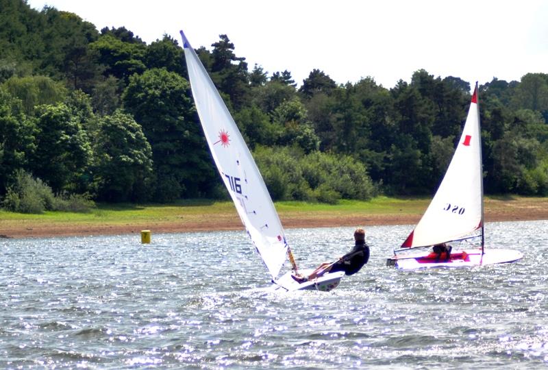 Derbyshire Youth Sailing series at Ogston photo copyright Mike Haynes taken at Ogston Sailing Club and featuring the ILCA 6 class