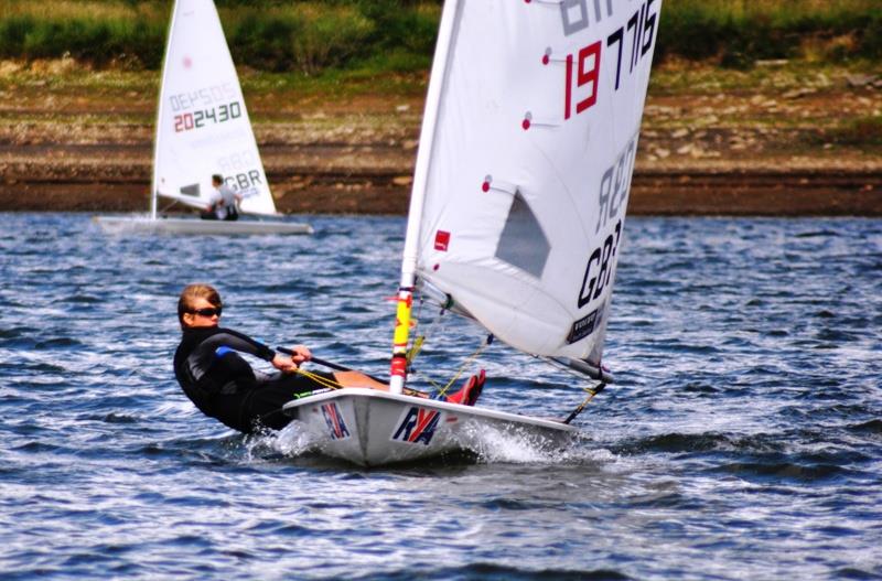 Derbyshire Youth Sailing series at Ogston photo copyright Mike Haynes taken at Ogston Sailing Club and featuring the ILCA 6 class