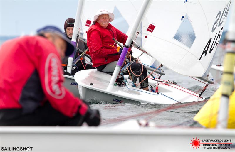 Laser Masters' Worlds day 6 photo copyright Luka Bartulovic / SailingShot taken at CORK and featuring the ILCA 6 class