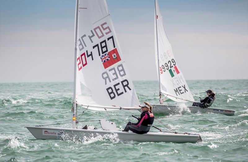 Bermuda Laser Radial at Sailing World Cup Miami - photo © Pedro Martinez / Sailing Energy