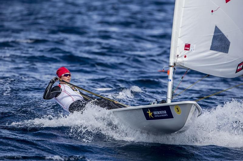 Anne Marie Rindom on day 2 of the 47 Trofeo Princesa Sofía IBEROSTAR photo copyright Jesus Renedo / Sofia taken at Club Nàutic S'Arenal and featuring the ILCA 6 class