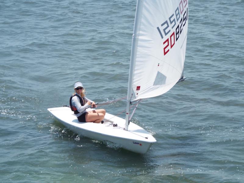 Hanne Weaver at Belize Sailing School photo copyright Belize Sailing School taken at Belize Sailing Association and featuring the ILCA 6 class