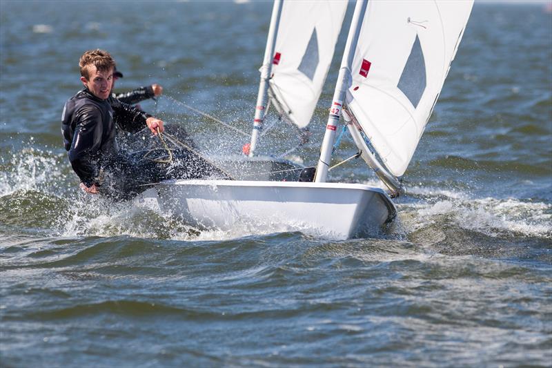 Eric-Jan Westerhof wins the Laser Radial class at the Dutch Youth Regatta photo copyright Valentijn van Duijvendijk taken at  and featuring the ILCA 6 class