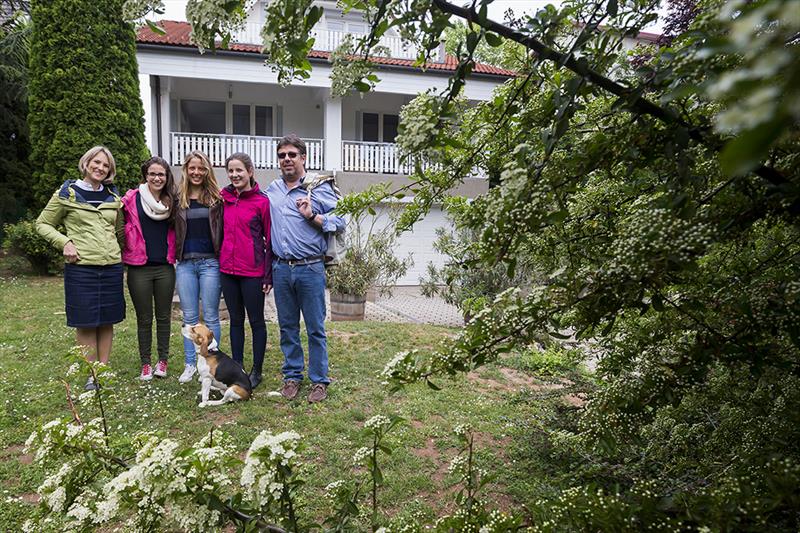 Maria Erdi with her family photo copyright Carlo Borlenghi taken at  and featuring the ILCA 6 class