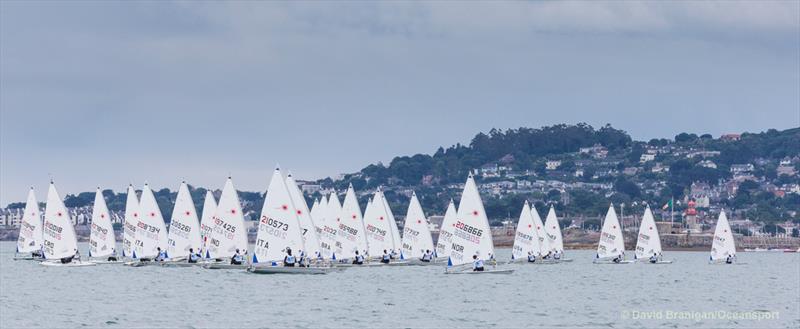 KBC Laser Radial World Championships in Ireland - Day 1 - photo © David Branigan / www.oceansport.ie