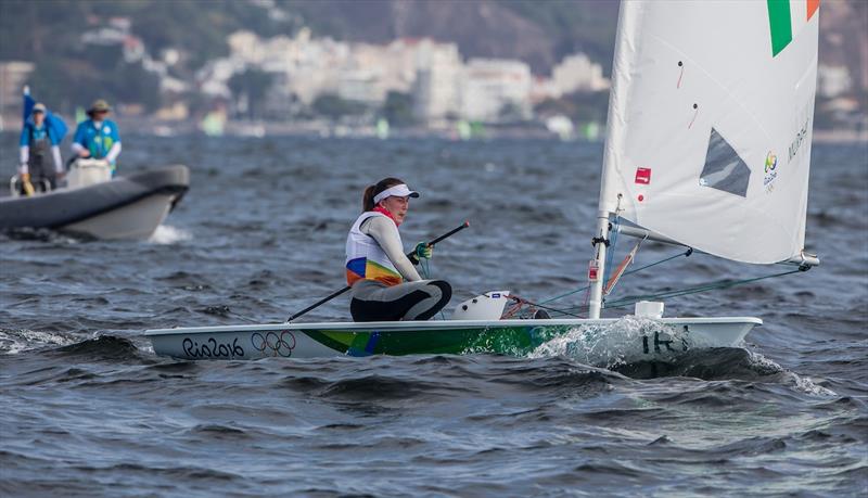 Annalise Murphy on Day 1 of the Rio 2016 Olympic Sailing Regatta - photo © Sailing Energy / World Sailing