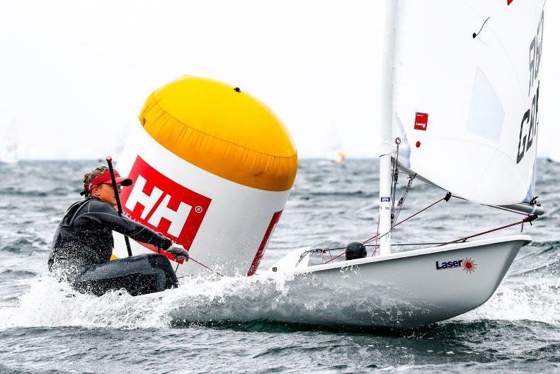 The British sailor Ellie Cumpsty won the fifth race in the women's fleet of the Laser Radial U-21 World Championship - photo © www.segel-bilder.de