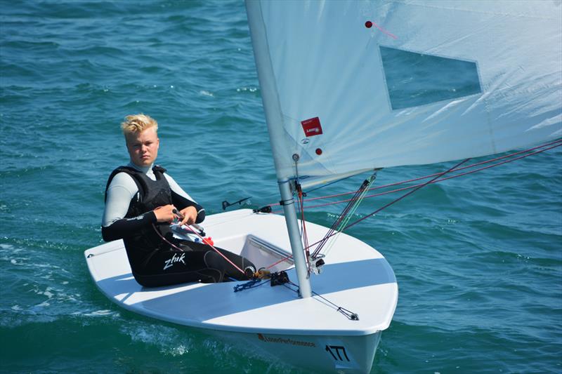 Hong Kong Race Week 2017 day 1 photo copyright Hong Kong Race Week / Naomi Rebecca taken at Royal Hong Kong Yacht Club and featuring the ILCA 6 class