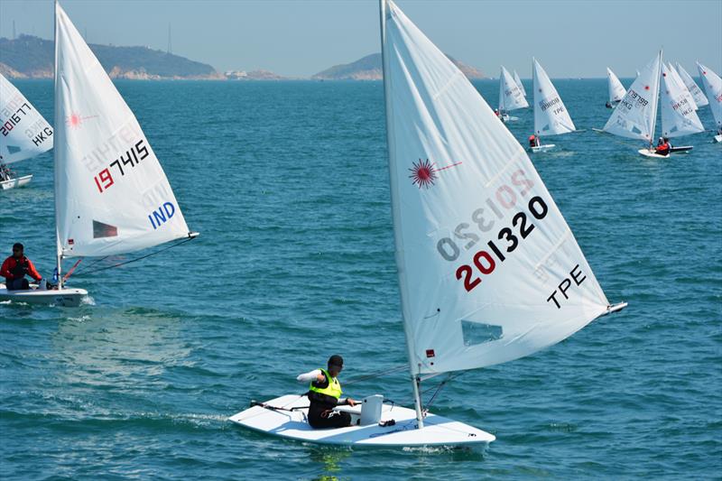 Hong Kong Race Week 2017 day 1 photo copyright Hong Kong Race Week / Naomi Rebecca taken at Royal Hong Kong Yacht Club and featuring the ILCA 6 class