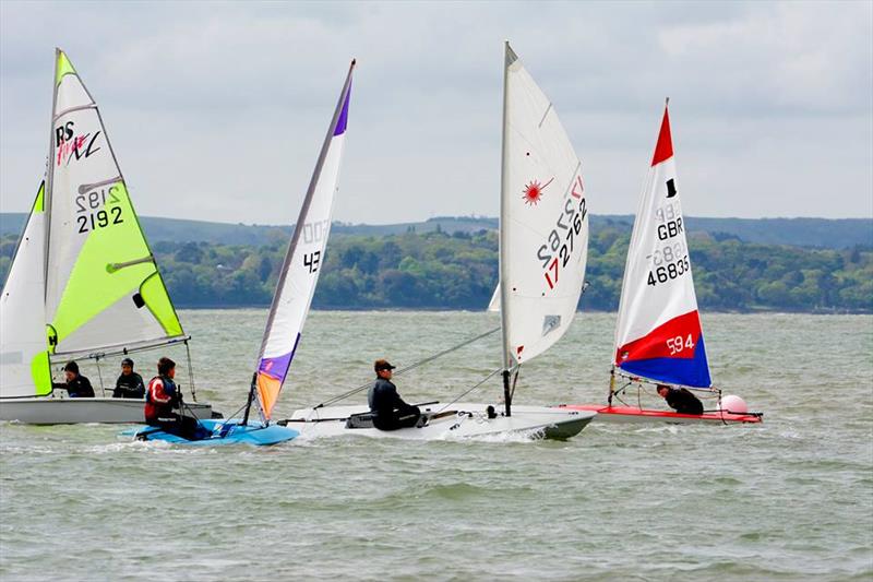 Charlie South sailing at Stokes Bay photo copyright SBSC taken at Stokes Bay Sailing Club and featuring the ILCA 6 class