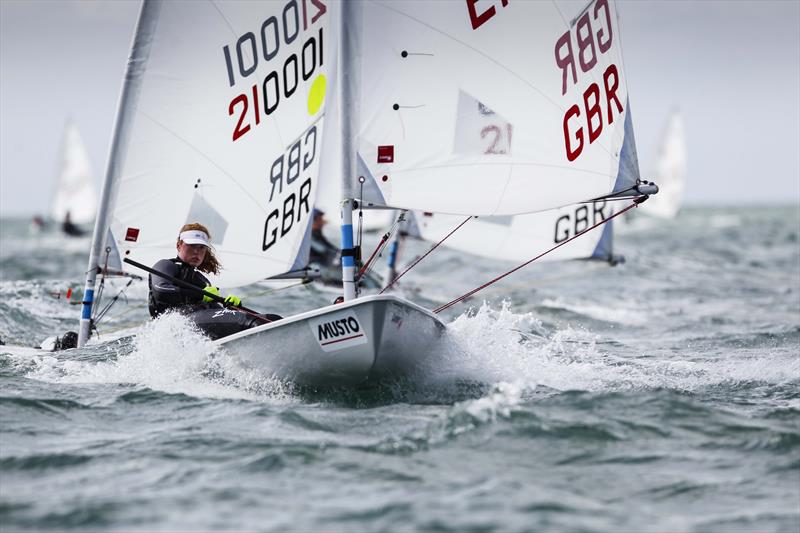 Daisy Collingridge photo copyright Paul Wyeth / RYA taken at Hayling Island Sailing Club and featuring the ILCA 6 class