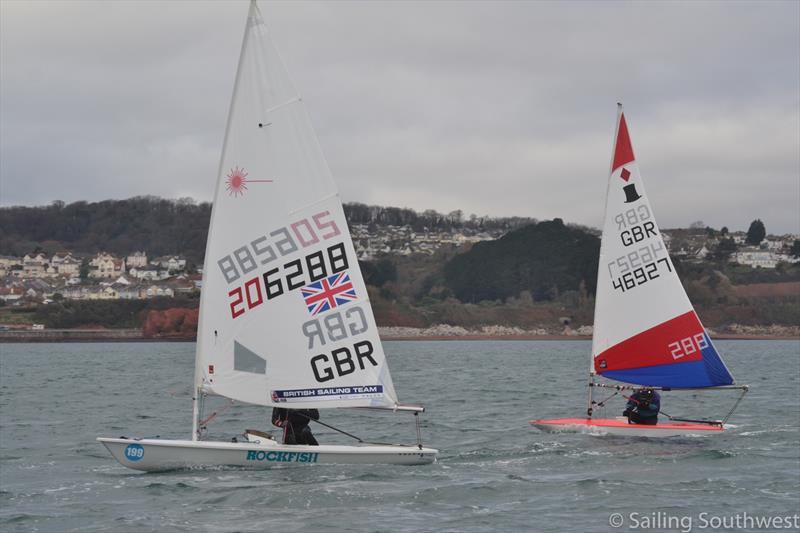 The Christmas Cracker at Paignton Sailing Club photo copyright Sailing Southwest taken at Paignton Sailing Club and featuring the ILCA 6 class