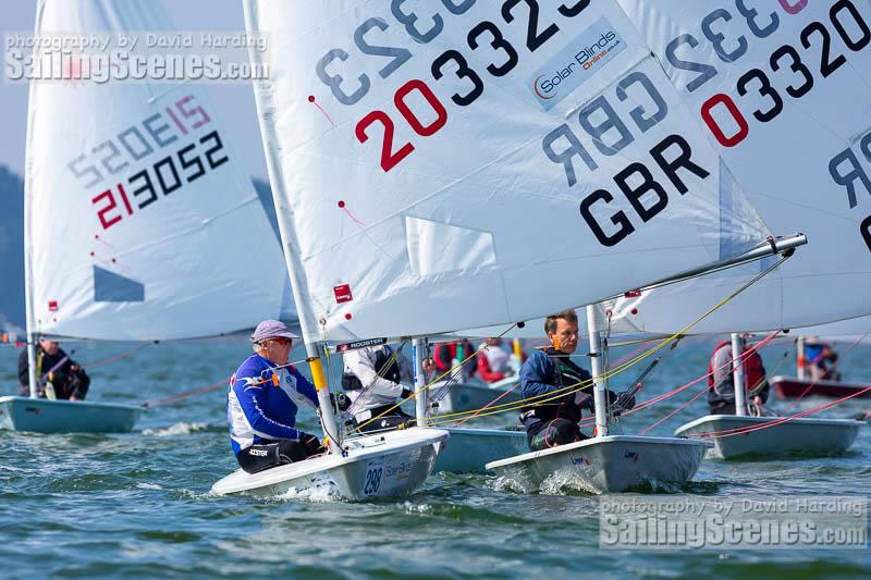 Laser Masters at Parkstone photo copyright David Harding / www.sailingscenes.com taken at Parkstone Yacht Club and featuring the ILCA 6 class