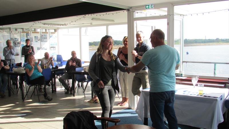 Ellie Craig wins the Radials in the Laser Midlands Grand Prix at Blithfield photo copyright Phil Mason taken at Blithfield Sailing Club and featuring the ILCA 6 class