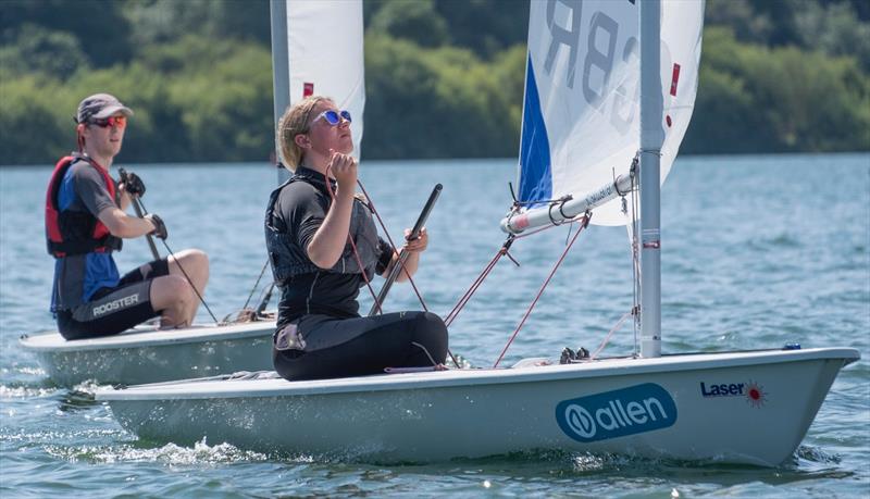 Ladies winner Ellie Craig at the Notts County SC Laser Open photo copyright David Eberlin taken at Notts County Sailing Club and featuring the ILCA 6 class