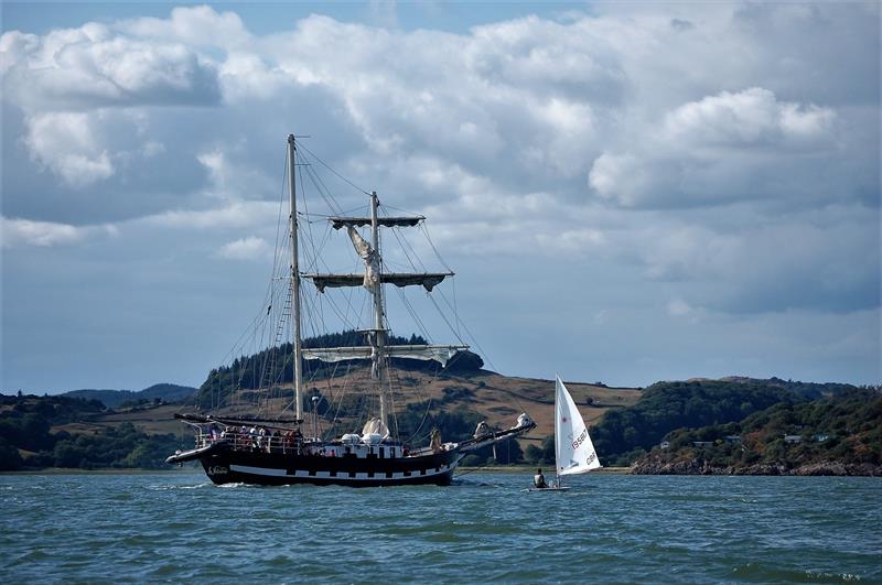 Little and Larger at Solway Yacht Club Cadet Week photo copyright Richard Bishop taken at Solway Yacht Club and featuring the ILCA 6 class