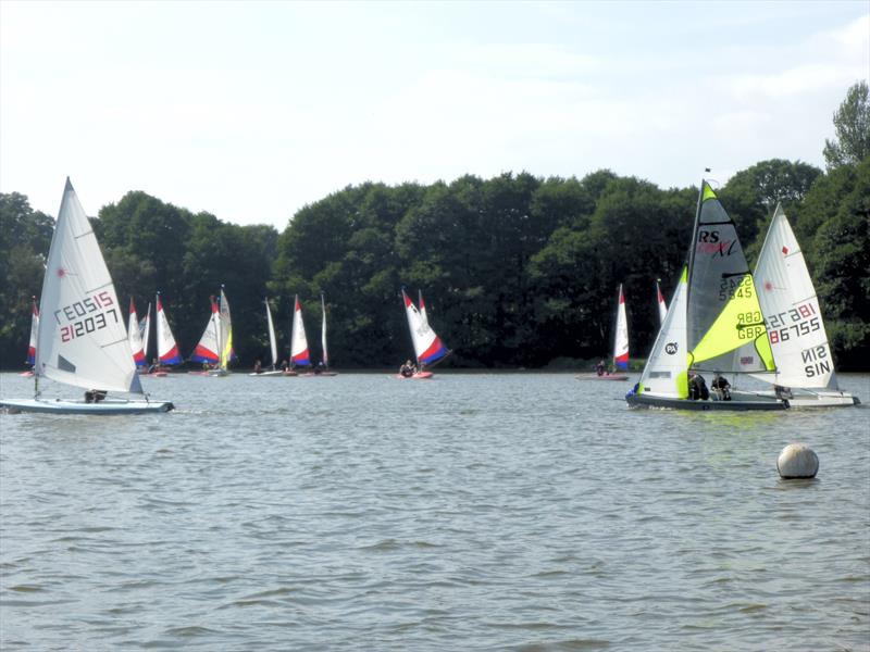 North West Junior Travellers at Redesmere photo copyright Peter Baldwin taken at Redesmere Sailing Club and featuring the ILCA 6 class