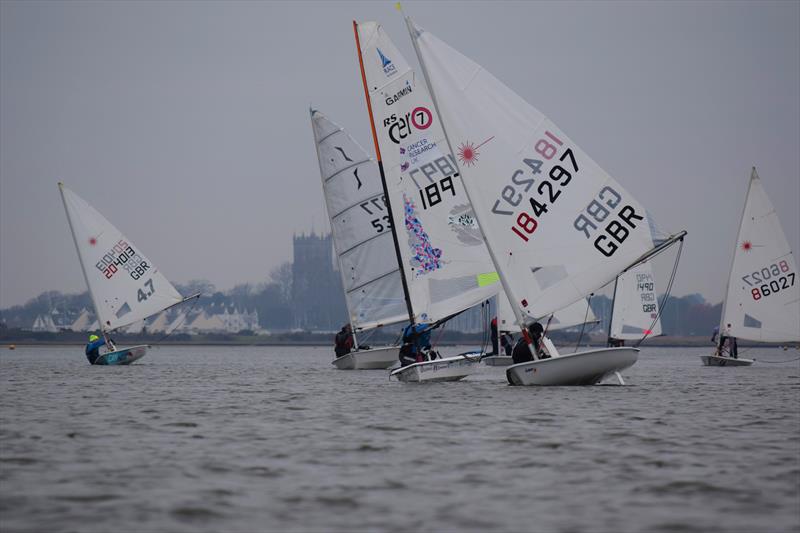 Highcliffe Sailing Club Icicle Series day 1 - photo © Melanie Blackman