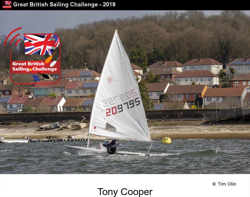 Tony Cooper wins the King George Gallop photo copyright Tim Olin / www.olinphoto.co.uk taken at King George Sailing Club and featuring the ILCA 6 class