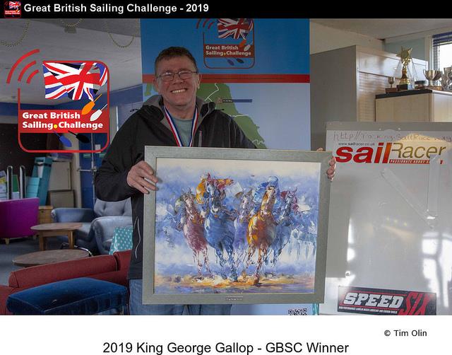 Tony Cooper wins the King George Gallop photo copyright Tim Olin / www.olinphoto.co.uk taken at King George Sailing Club and featuring the ILCA 6 class