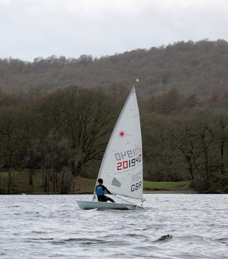 Tom Burke during the inaugural Wintermere dinghy regatta at South Windermere Sailing Club photo copyright Mark Fearnley taken at South Windermere Sailing Club and featuring the ILCA 6 class