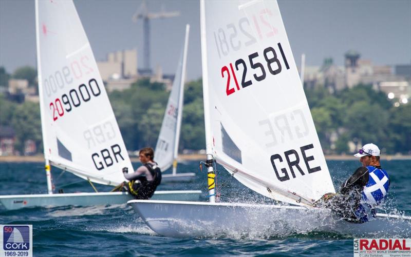 Laser Radial Youth World Championships 2019 day 4 photo copyright Luka Bartulovic taken at CORK and featuring the ILCA 6 class