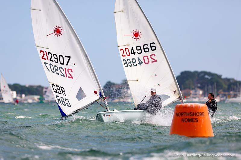 Bournemouth Digital Poole Week 2019 day 1 photo copyright David Harding / www.sailingscenes.com taken at Parkstone Yacht Club and featuring the ILCA 6 class