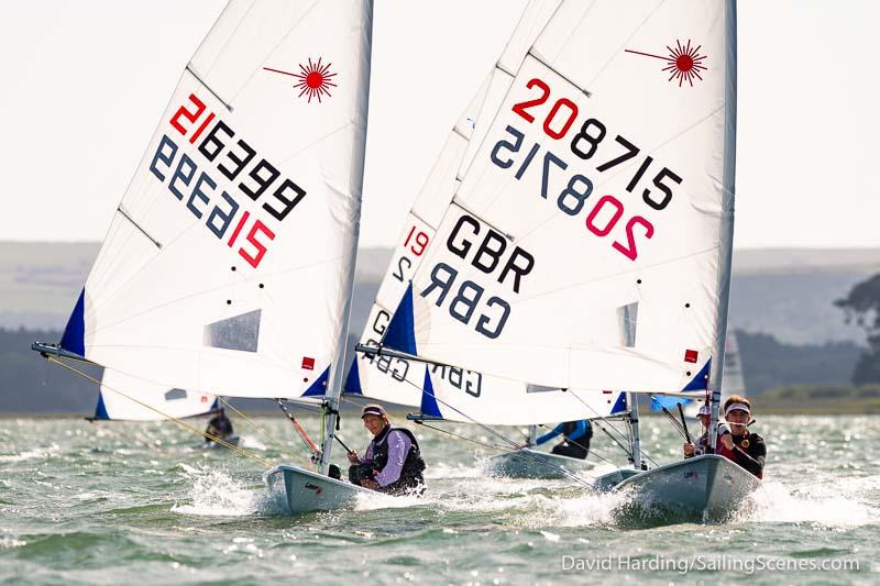 Bournemouth Digital Poole Week 2019 day 3 photo copyright David Harding / www.sailingscenes.com taken at Parkstone Yacht Club and featuring the ILCA 6 class