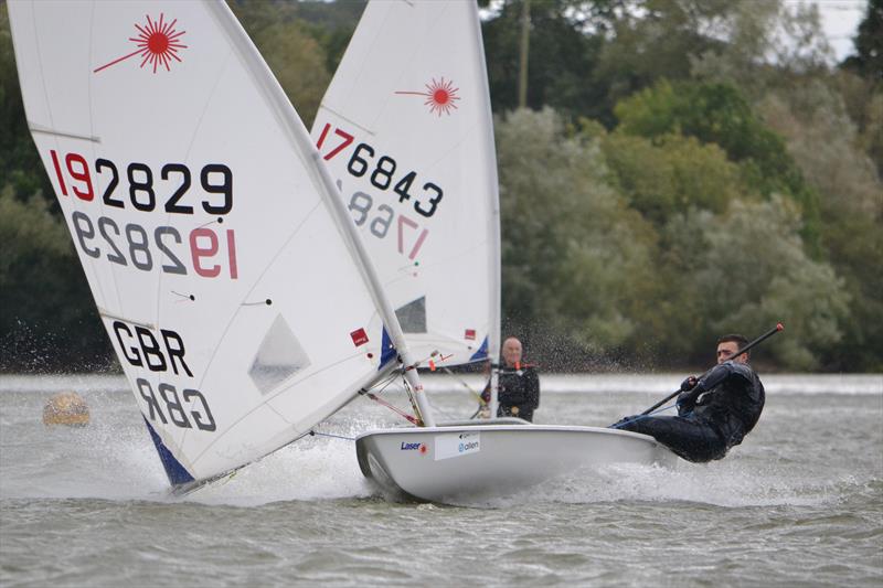 Challenging conditions during the Laser South Coast Grand Prix at Sutton Bingham photo copyright Saffron Gallagher taken at Sutton Bingham Sailing Club and featuring the ILCA 6 class