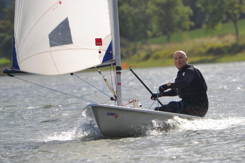 Radial fleet winner, Chris Jones during the  during the Laser South Coast Grand Prix at Sutton Bingham photo copyright Saffron Gallagher taken at Sutton Bingham Sailing Club and featuring the ILCA 6 class