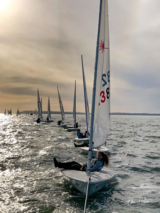 UKLA Noble Marine World & European Qualifier & Laser Masters at Hayling Island photo copyright Ian Laidlaw taken at Hayling Island Sailing Club and featuring the ILCA 6 class