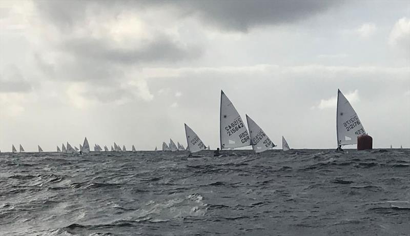 GBR Laser Radials at the Palamos Christmas Race 2019 photo copyright GBR Laser Radials at the Palamos Christmas Race 2019 taken at Club de Vela Palamos and featuring the ILCA 6 class